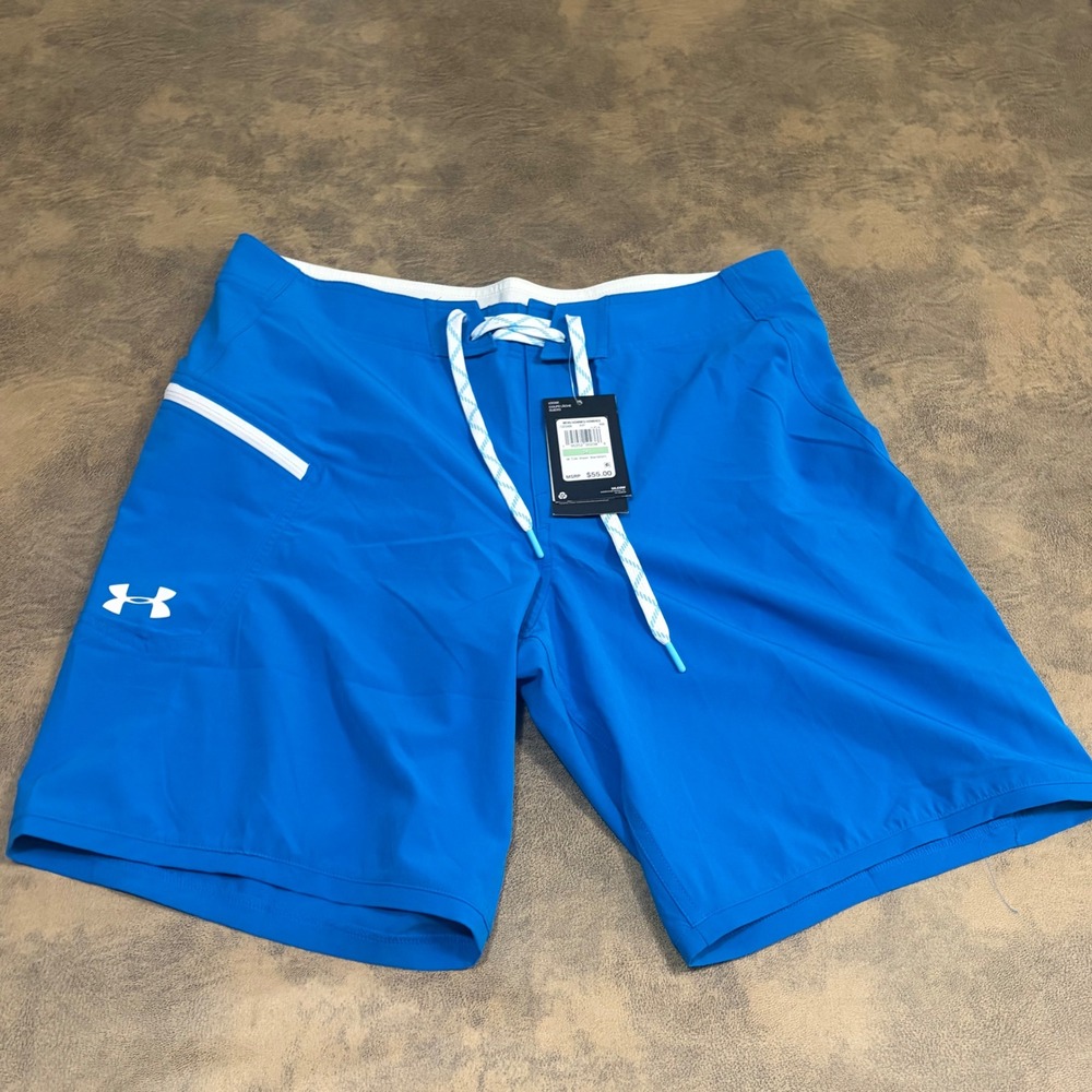 Under Armour Tide Chaser Boardshort Mens 34 Blue 1325888 Swim Shorts